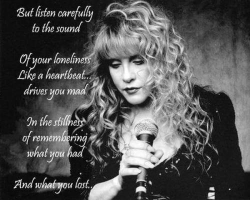 voodooprincessrn:Classic ♥♥ Stevie Nicks sang Landslide&hellip;.which is engraved 