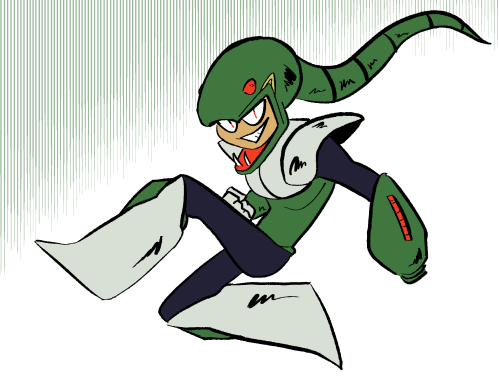 Quick Snake Man doodle +_+