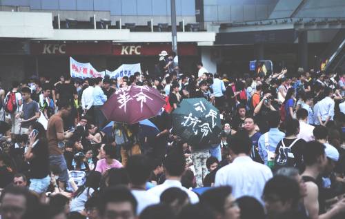 hongkongumbrellamovement:fight for it.photo credit: Felix Ng
