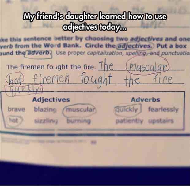 In fairness, I’ve used those words often. #Hot #Muscular #OhMyyy
Source: Epic Parenting