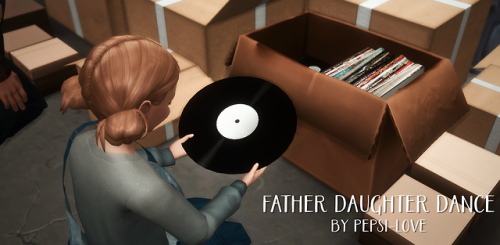 [TS4]Father Daughter Dance Couple Poses (300 Followers )!