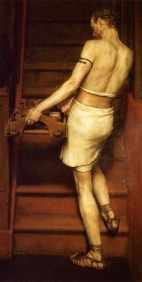 Lawrence-Alma-Tadema: The Roman Potter, 1884, Lawrence Alma-Tadema Medium: Oil,Canvashttps://Www.wikiart.org/En/Sir-Lawrence-Alma-Tadema/The-Roman-Potter-1884