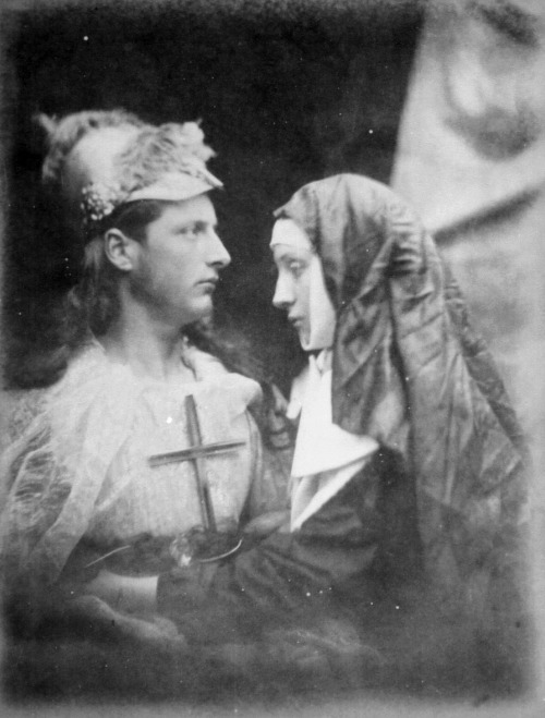 funeral-wreaths: Selected photographic illustrations by Julia Margaret Cameron of Alfred Lord Tennys