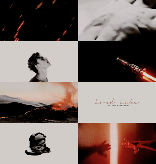 jediknightrey:AESTHETIC MEME:  [7/7] AUs: Sith!Luke &amp; Sith!Leia AU