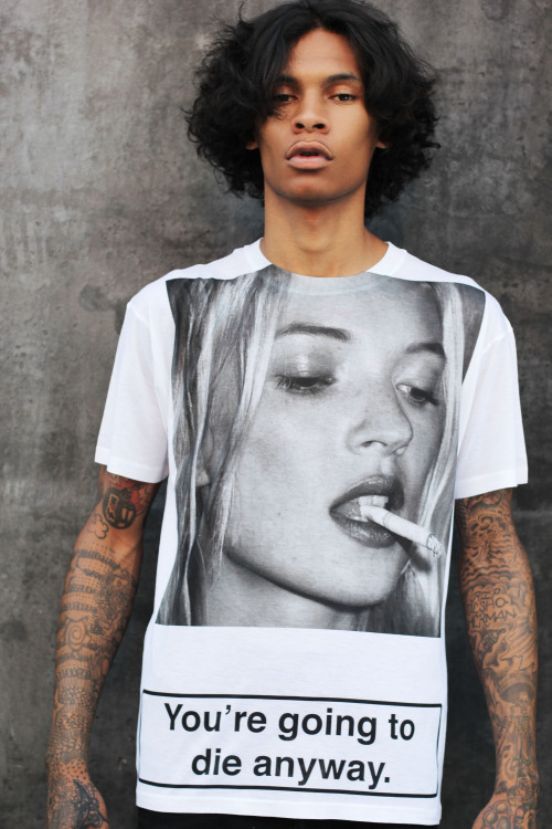 greekgod:  “Godly New York SUMMER 14’ Collection”   This collection seeks to embrace our cultures constant change, and advancement. The obsession with black, white, and heavy fonts. Available For Sale NOW !! THE SO KATE T AND MANY MORE THANKING ALL