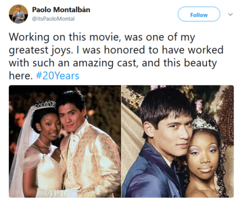 little-mina:  pathlesspagan:  tzikeh: securelyinsecure:  The most iconic version of Cinderella (starring Brandy and Whitney Houston) premiered 20 years ago Y’ALL IT’S ON YOUTUBE   Go get your life!  I sat here and watched this whole damn movie…