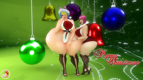 Merry Christmas from Lola and Noteen OC Echo porn pictures