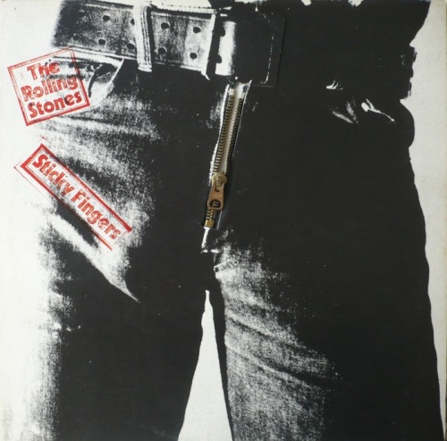 soundsof71: It was an actual zipper. (The Rolling Stones, Sticky Fingers, April 1971)