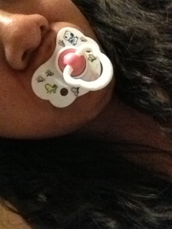 sucking my pacifier