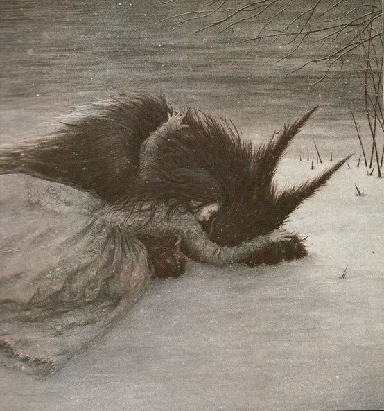 merrisasterios:  “Beauty and the Beast”, by Angela Barrett