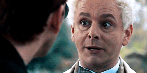 tabbystardust:Aziraphale looking at Crowley’s lips and wanting to be kissed probably