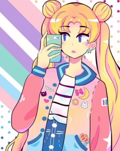 Usagi Tsukino - Selfie ♥Fan Art: www.instagram.com/ira.exe/