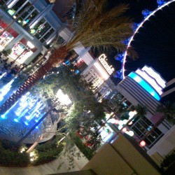 From the balcony of Brooklyn Bowl. #vegas