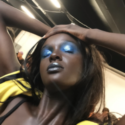 aglassofmelanin:  Duckie Thot in Fenty Beauty