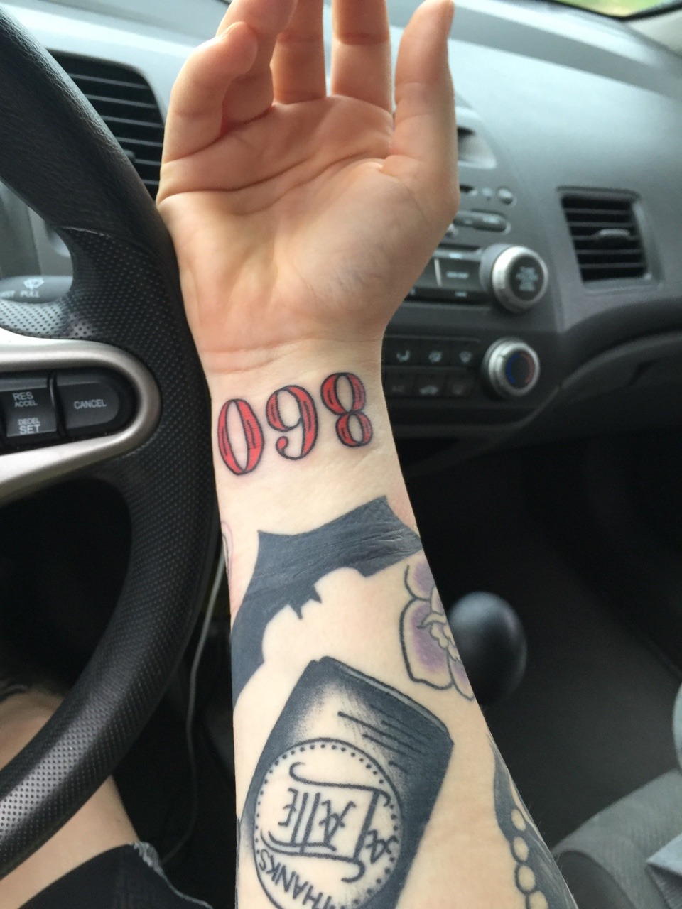 Area Code Tattoo Photos  Meanings  Steal Her Style