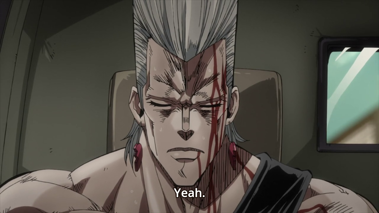 mrspanner:  Take this instead of a handshake as proof that we’ve made up, Polnareff.