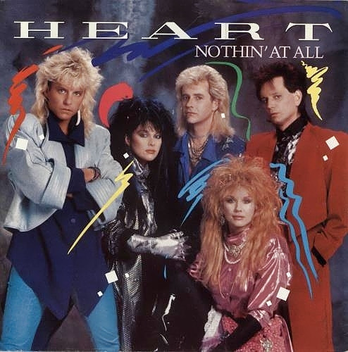 <p>Heart “Nothin’ At All” - vinyl single sleeve front (1985)</p>