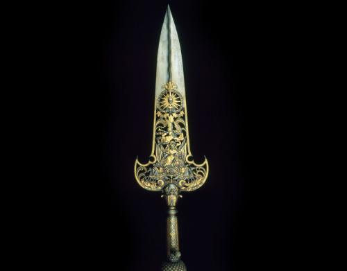 Partisan of the Gardes de la Manche, French, 1679.from The Musee de l”Armee