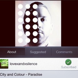 Goodnight ❤ #paradise #cityandcolour #thehurryandtheharm