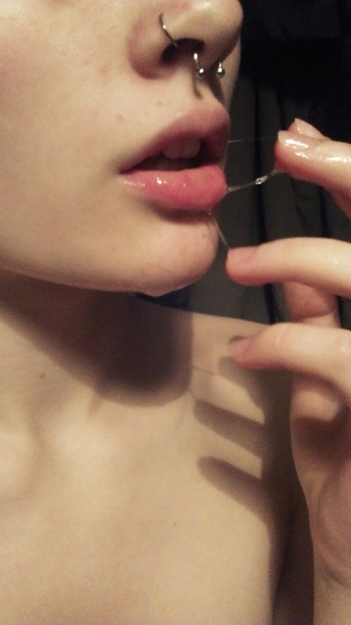 pup-pyrus:I got way into sucking and drooling all over my fingers and made a mess