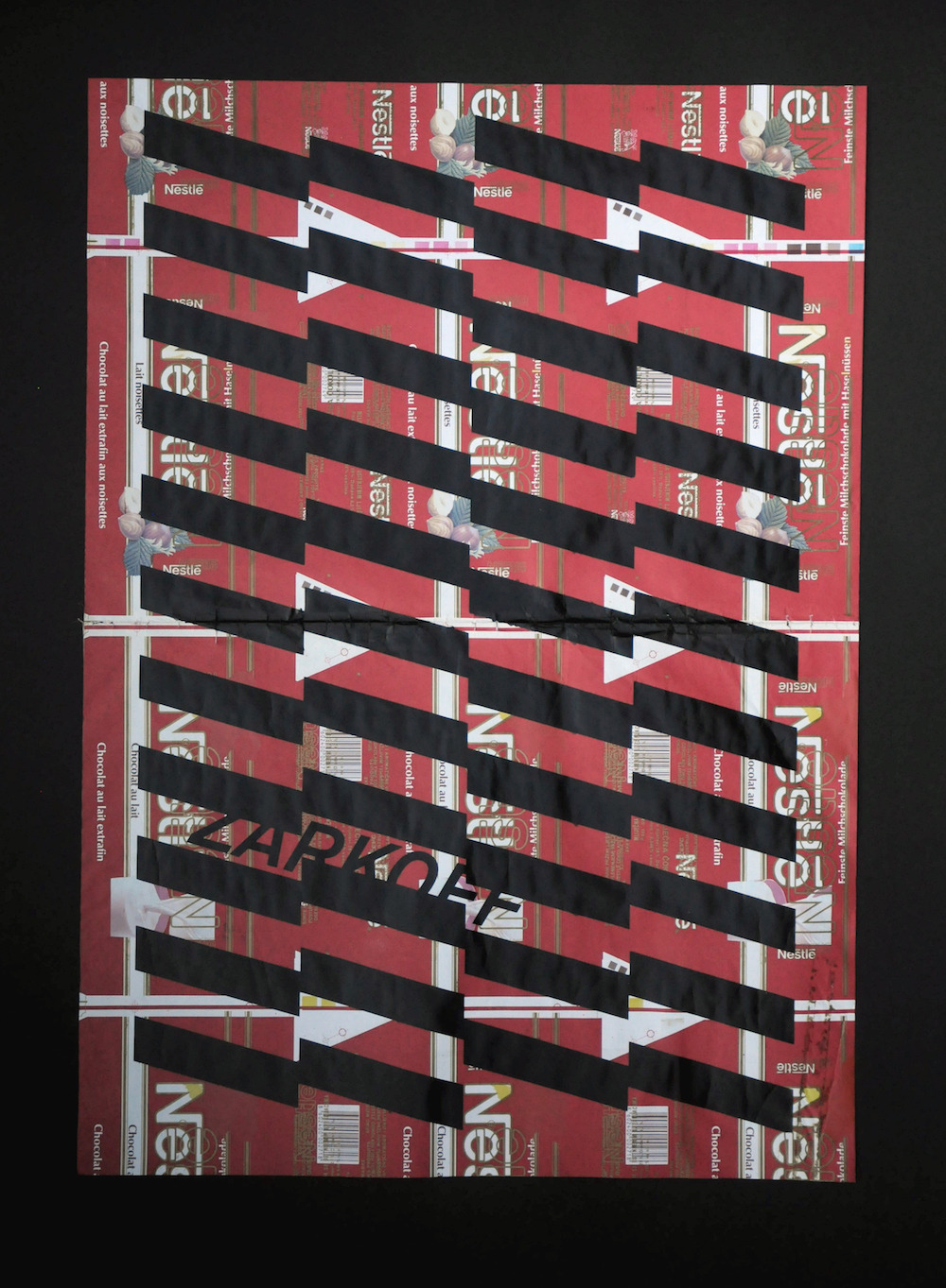 Zarkoff Europe tour poster // silkskreen on salvaged waste paper from abandoned spaces / silkscreen developed and printing overseen by Bojan Crnic // yes, we sometimes silkscreen, no we won‘t silkscreen for you unless you’re someone special //...