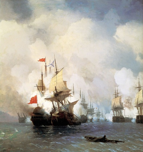 Ivan Aivazovsky Battle of Sinop Battle of Chios Battle of Navarino &ldquo;One of the most promi