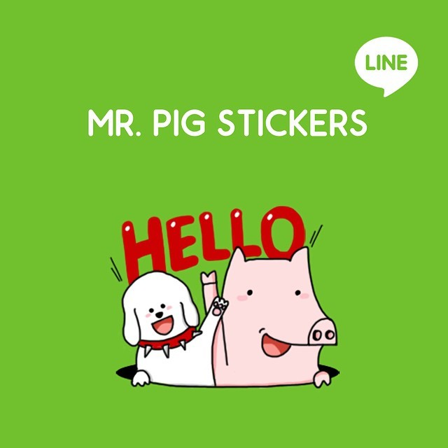 On sale
http://line.me/S/sticker/1044673
#line #stickers #doodle #pig #illustration