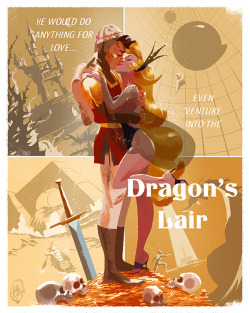 philliplight:  I was part of a Don Bluth Tribute show at A Little Known Shop in Anaheim, California! I did a piece inspired by the amazing arcade game, Dragon’s Lair! 