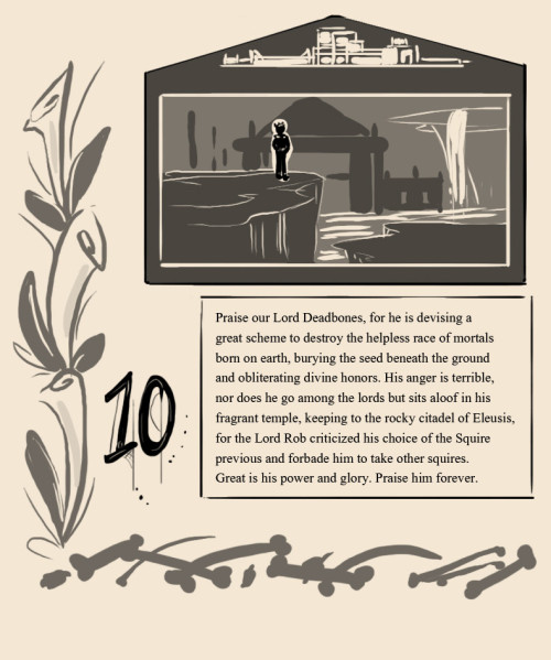 The Book of Prayers to Lord DeadbonesWritten by Squire Lazarus, transcribed by Bakkidza, illustrated