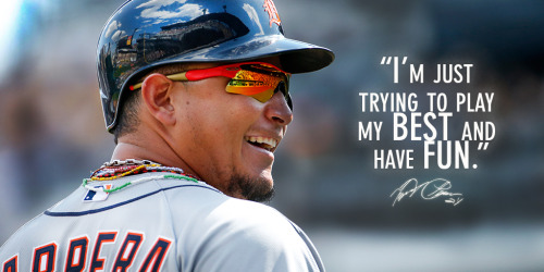 Porn mlb:  Great words from Miggy.  photos