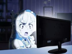 byzantine-love-machine:  iamthedangerzone:  This is a Chaika’s face every time she sees you lewded her. Please stop the madness.  Liar.  This is the face Chaika makes when you lewd her… 