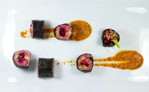 More recipe captures from Matthew Kenney’s Culinary Nutrition course online. 1. Fruit sushi. passion