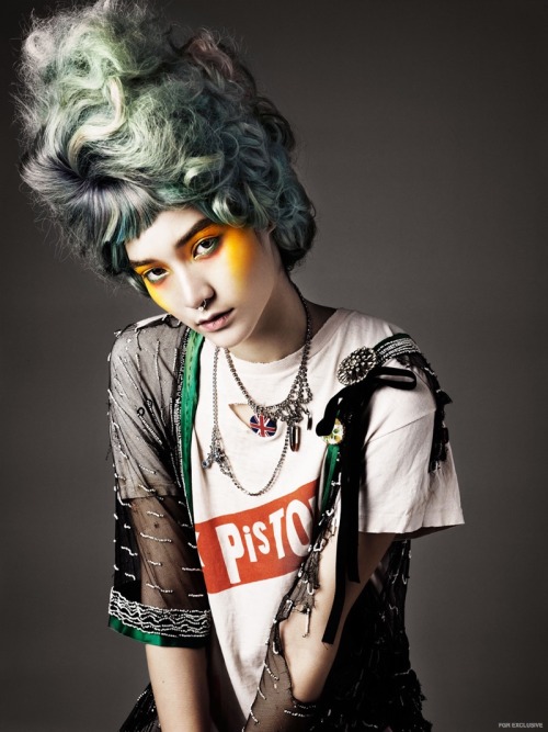 Title: Punk Rock Princess. Just love this editorial&hellip;. Photographer: Brooke NiparStylist: 