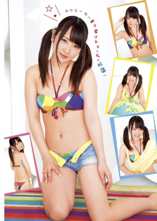 omphramz:  AKB48 Kawaei Rina  「Manga Action」No.12 2014 