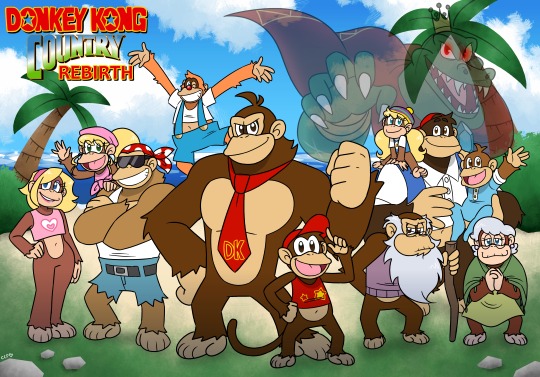 donkey kong family