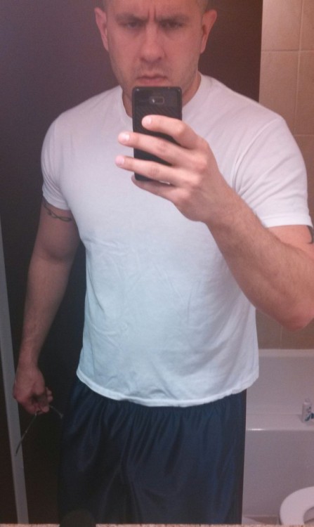 basketballgearjock: UA basketball shorts and white t