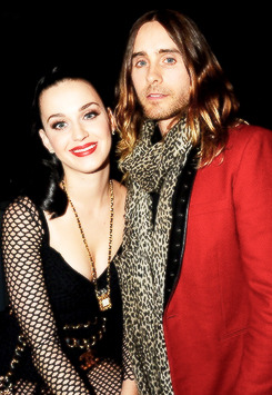 iheartkatyperry:  Katy and Jared Leto backstage at the MTV EMA 2013 