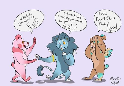 Artfight Attack Against My Sister, @radicalremi And Friend @grandpa-rothDaily Conversation Of The Muskyteers.
