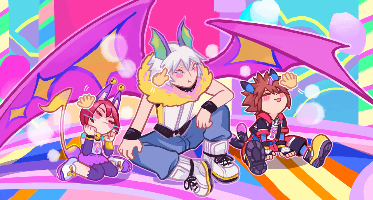 soursoppi:  he’s probably got a whole graveyard of tamagotchis but Sora tries
