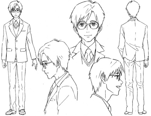 artbooksnat:Parasyte -the maxim- (寄生獣 セイの格率)The anime character designs by Tadashi Hiramatsu (平松禎史) 