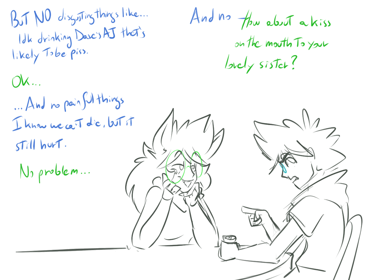&hellip;Second round? ;PPOINTS AND SCREAMS@turntechtestament LOOKINCEST CHICKENIm