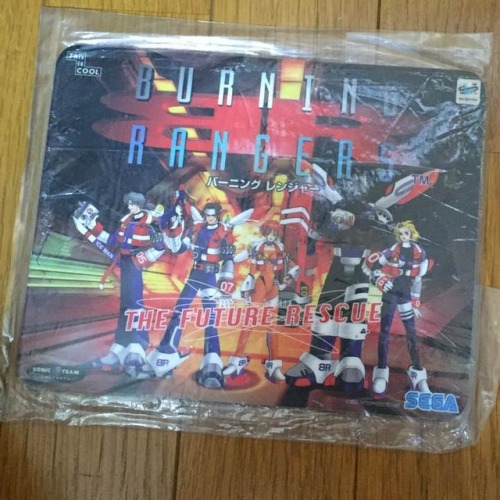 Burning Rangers mousepad.