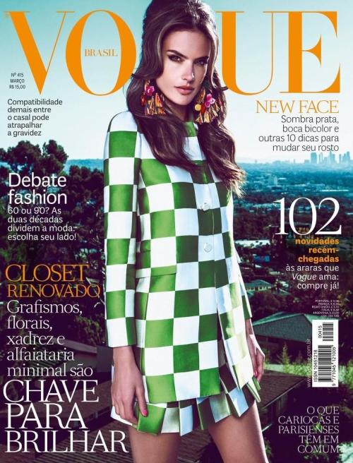 glamorous-angels: Alessandra Ambrosio + Vogue Covers