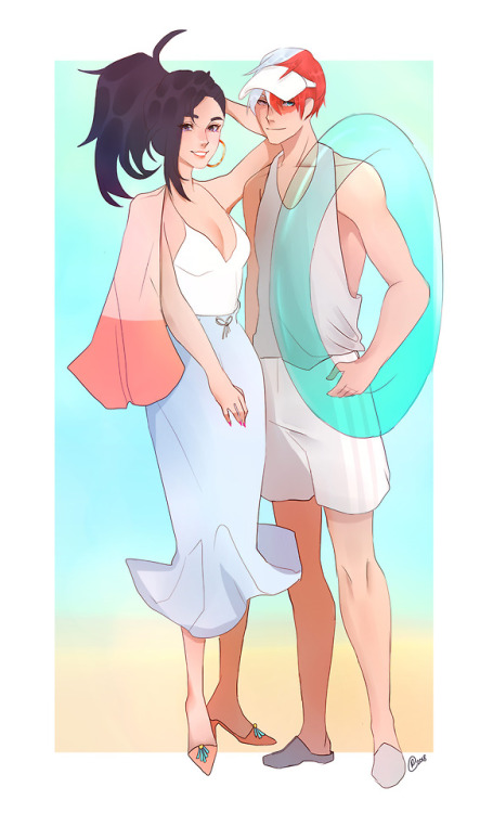 racchoi:  Todomomo’s summer casual look!