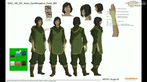 korranews:  Korra’s design evolution in Book 4. 