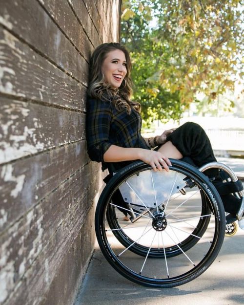 Paraplegic beauty