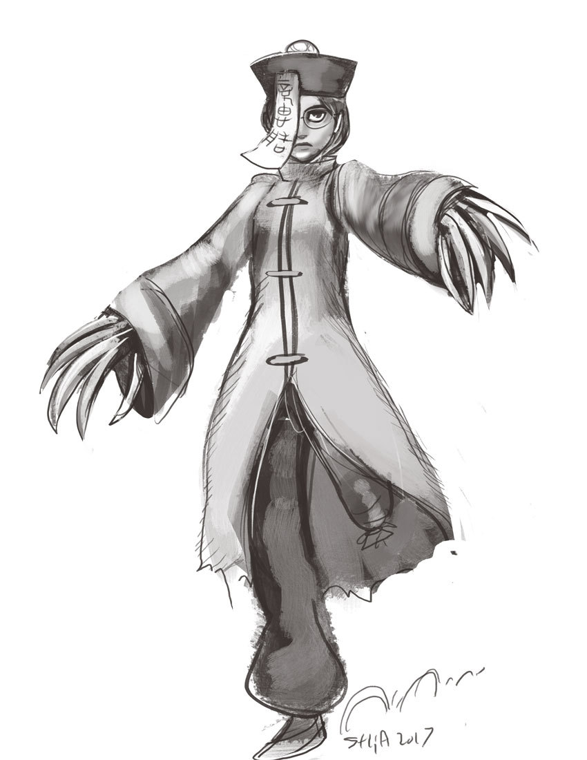 shia-art:  Everyones favorite snow leopord Odessa, in the form of a commission sketch