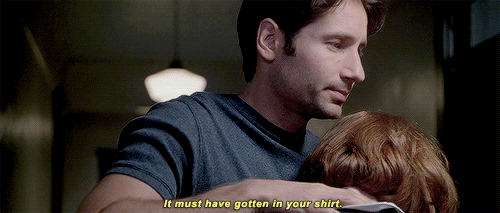 thexfilesgifs:  When Mulder thought he was crossing the line by attempting to kiss