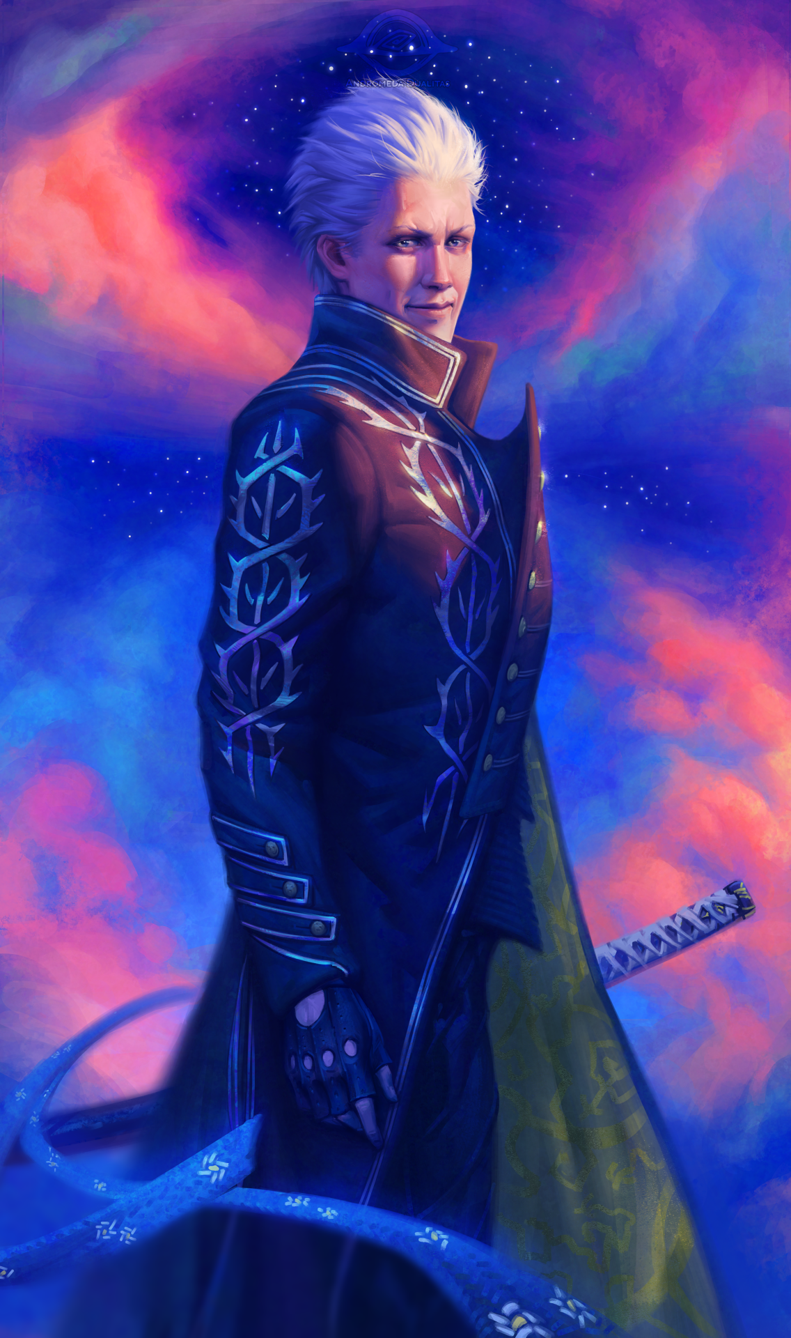 Sweet Devil Sword Vergil Art I Found. No Clue Who It Belongs To Though, Any  Idea Who? : r/DevilMayCry