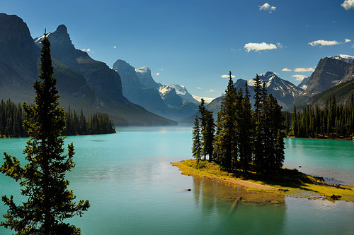 fireseason-deactivated20141210:  Maligne Lake, Alberta, Canada by Tom Stoncel 